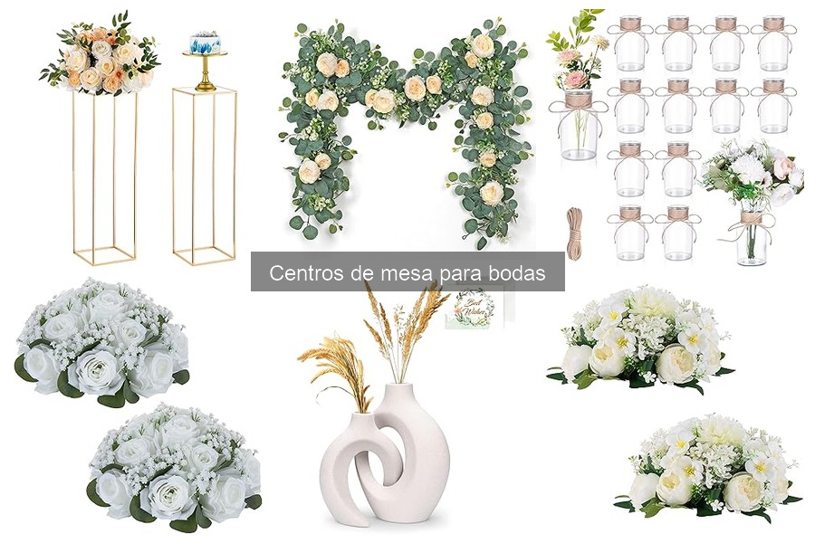 Mejores centros de mesa para bodas al aire libre