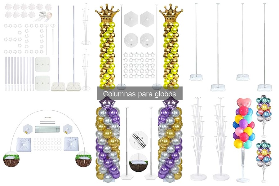 Mejores columnas para globos: comparativa de modelos y marcas