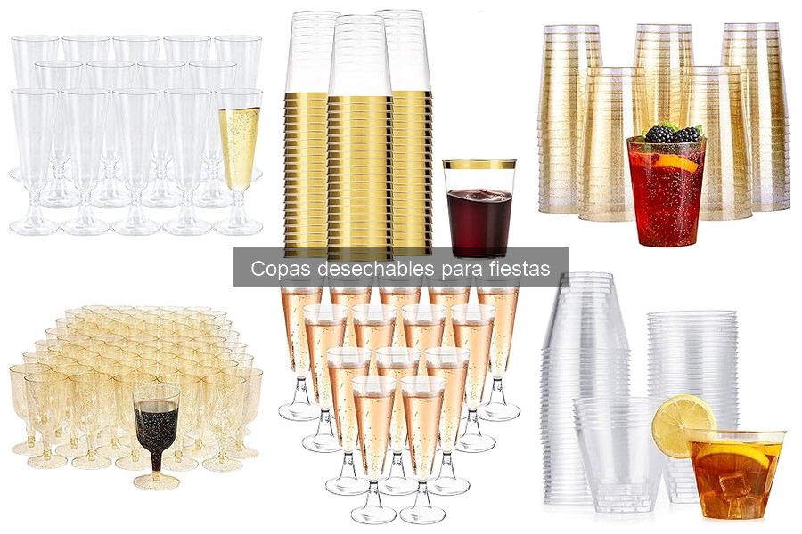 Mejores copas desechables para fiestas: comparativa 2023