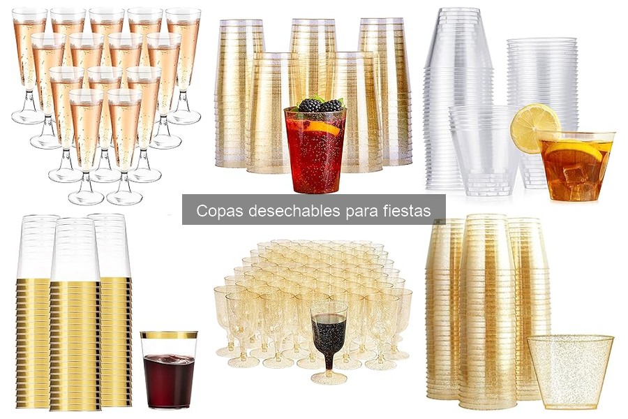 Mejores Copas Desechables según el Tipo de Fiesta
