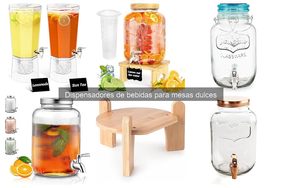 Mejores dispensadores de bebidas para mesas dulces en 2023