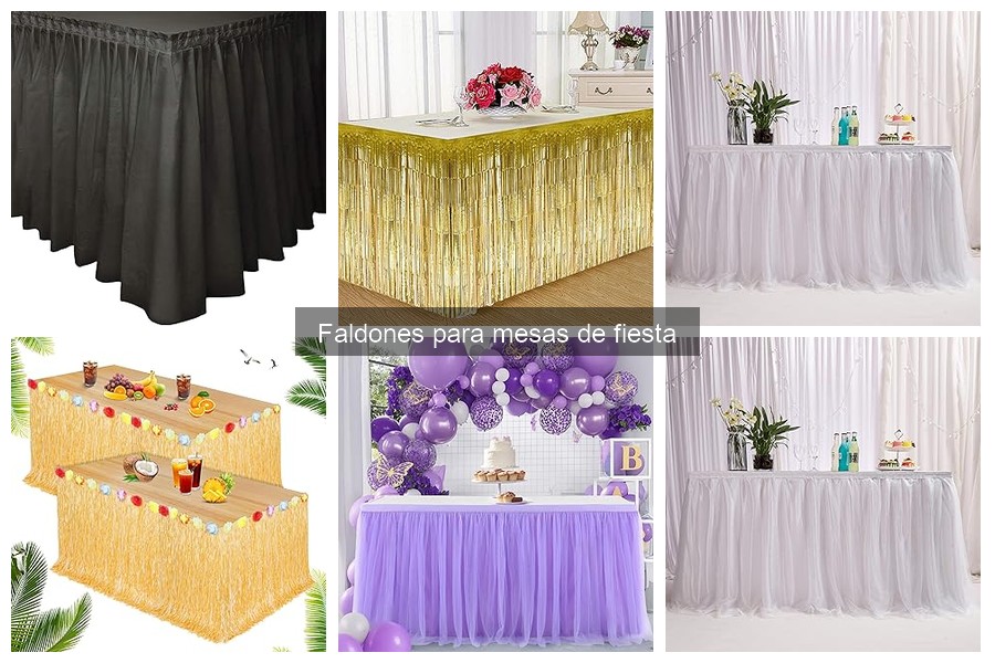 Mejores faldones para mesas de fiesta en 2023