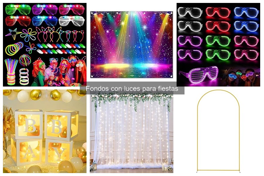 Mejores fondos con luces para bodas: magia y estilo