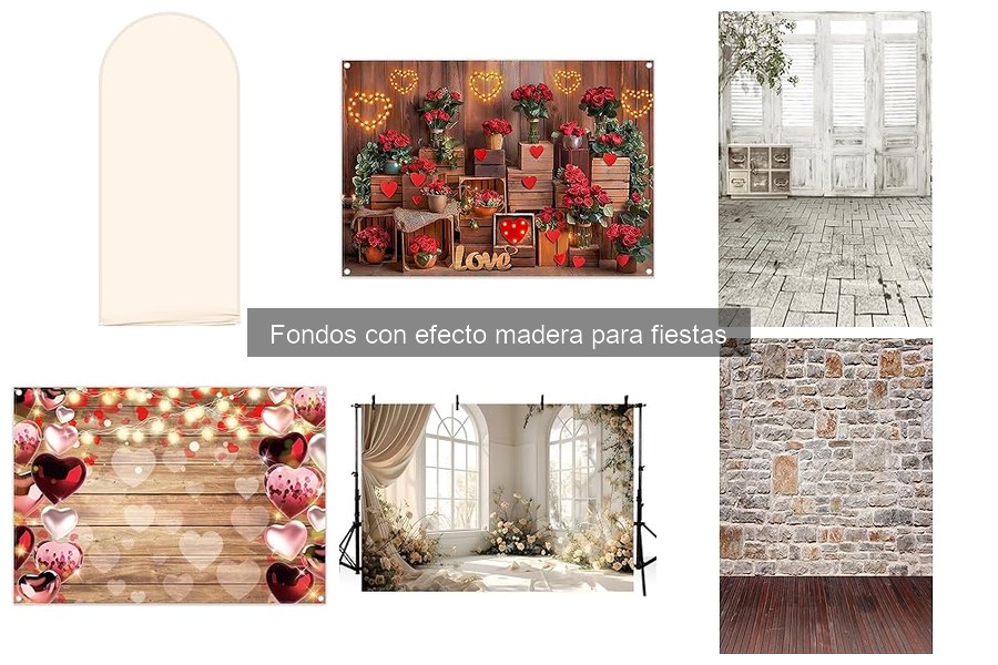 Mejores fondos de efecto madera para cumpleaños y fiestas