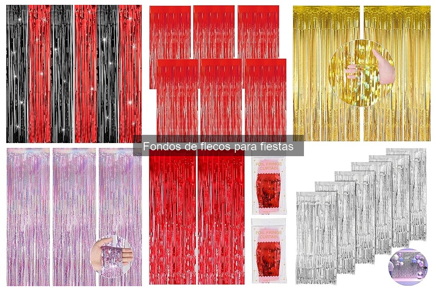 Mejores fondos de flecos para decorar cumpleaños