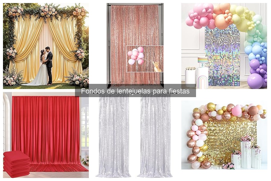 Mejores fondos de lentejuelas para bodas: comparativa 2023