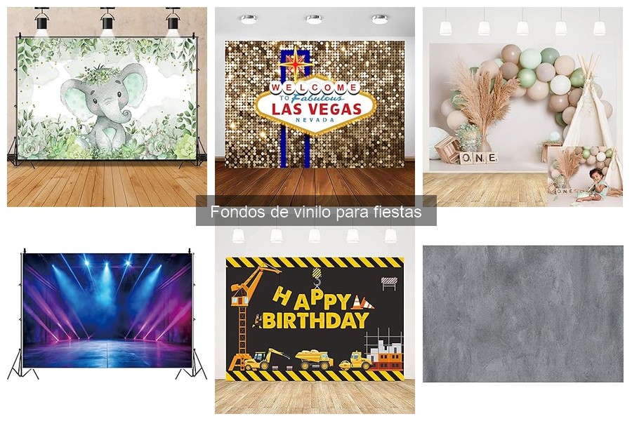 Mejores fondos de vinilo para cumpleaños y fiestas temáticas