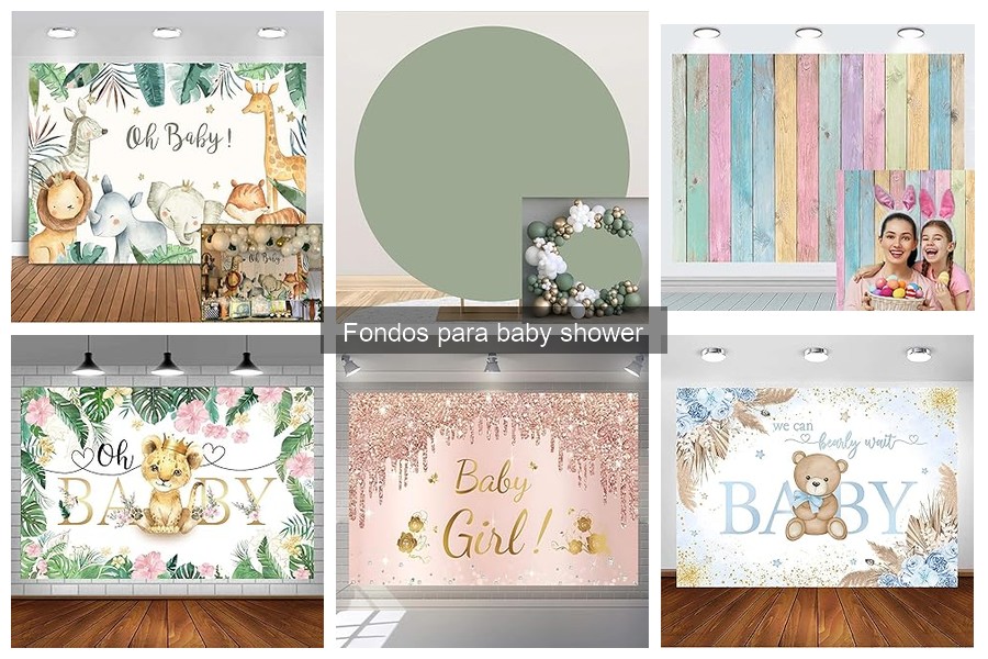 Mejores fondos para baby shower temáticos: comparativa 2023