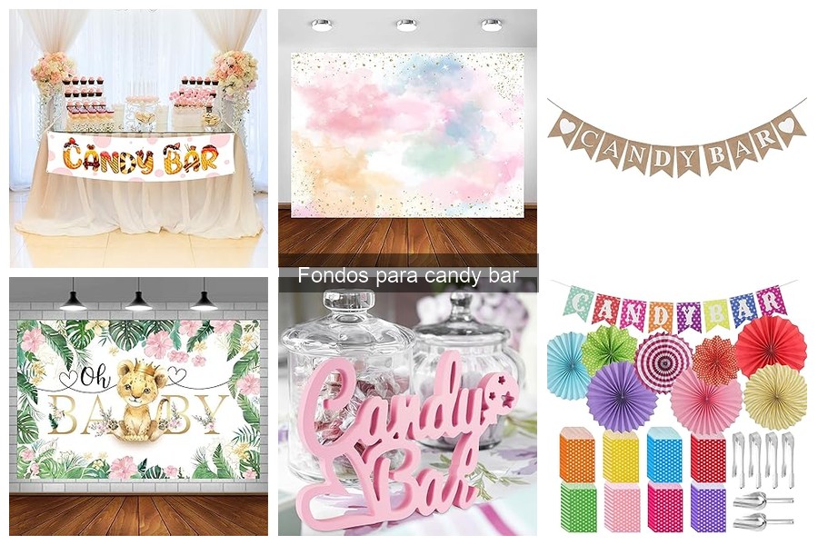 ** Mejores fondos para candy bar económicos y de calidad