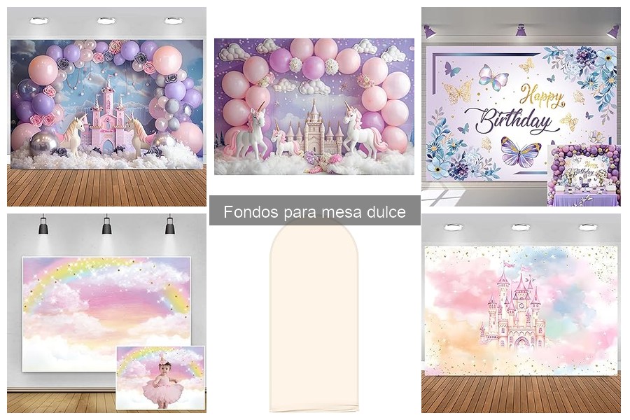 Mejores fondos para mesa dulce de cumpleaños: guía comparativa