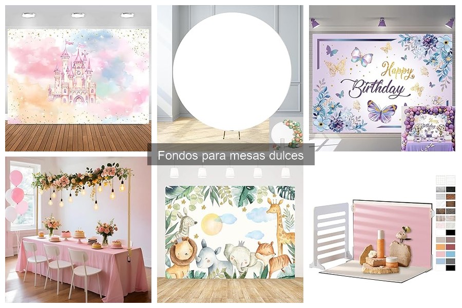 Mejores fondos para mesas dulces en bodas: ¡Sorprende a tus invitados!