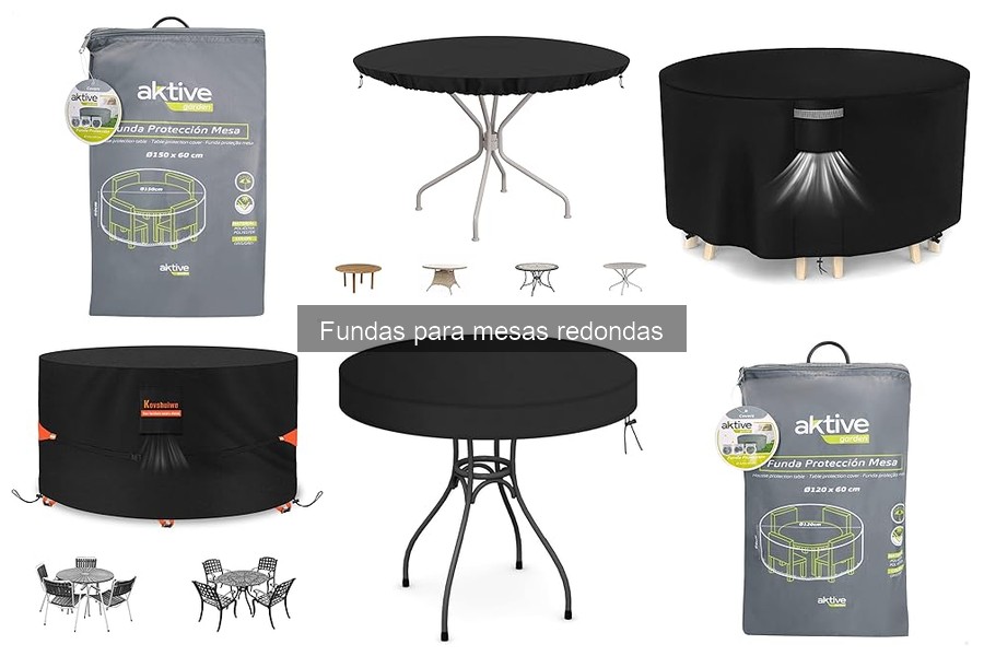Mejores fundas para mesas redondas en fiestas al aire libre