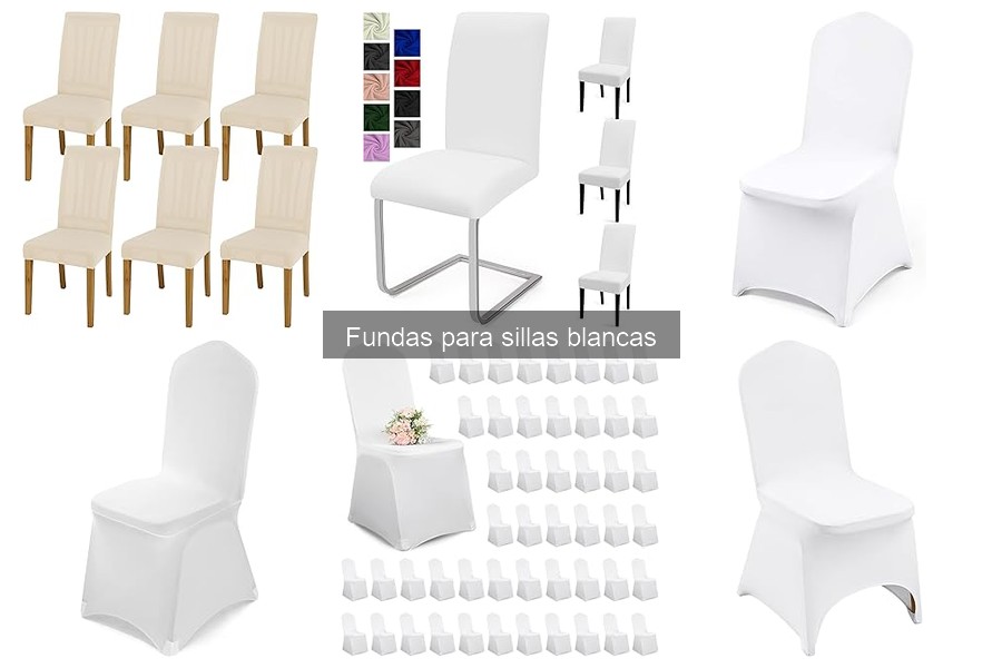 Mejores Fundas para Sillas Blancas para Eventos al Aire Libre