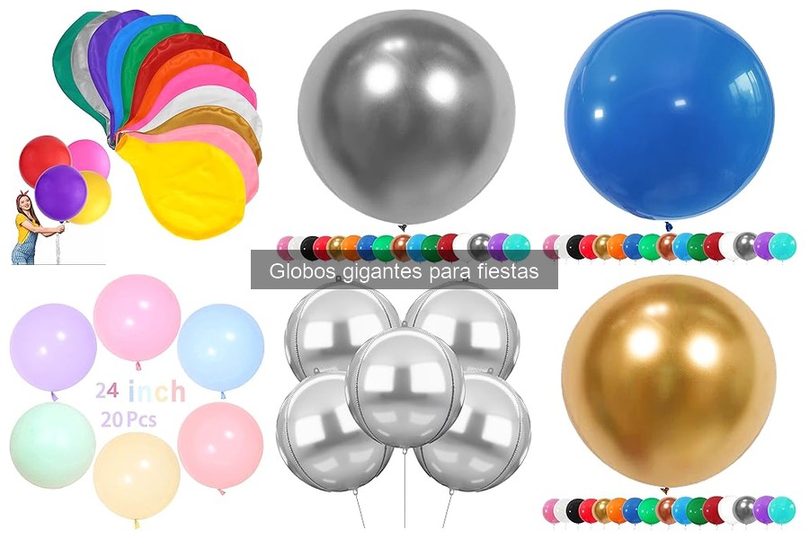Mejores globos gigantes para fiestas de cumpleaños 2023