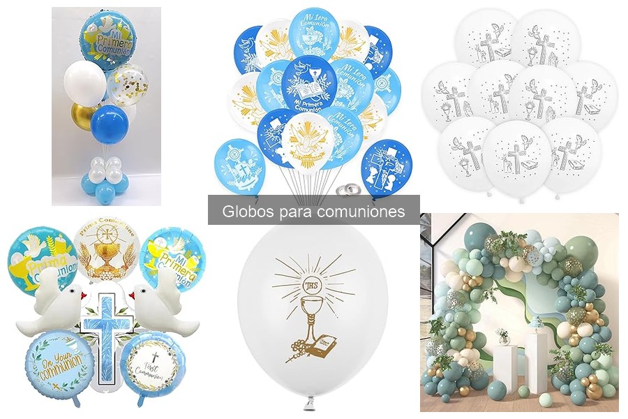 Mejores globos para comuniones: calidad y precio óptimos