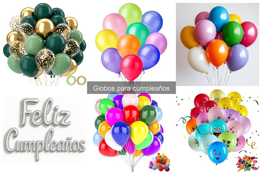 Mejores globos para fiestas de cumpleaños infantiles