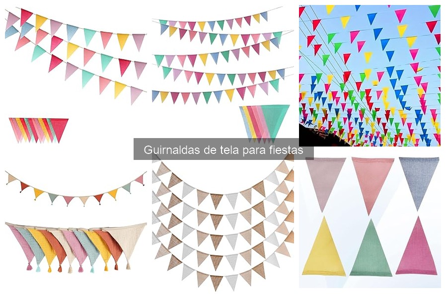 Mejores guirnaldas de tela para cumpleaños: Comparativa 2023