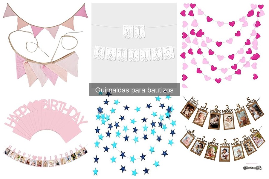 Mejores guirnaldas para bautizos: opiniones y comparativa