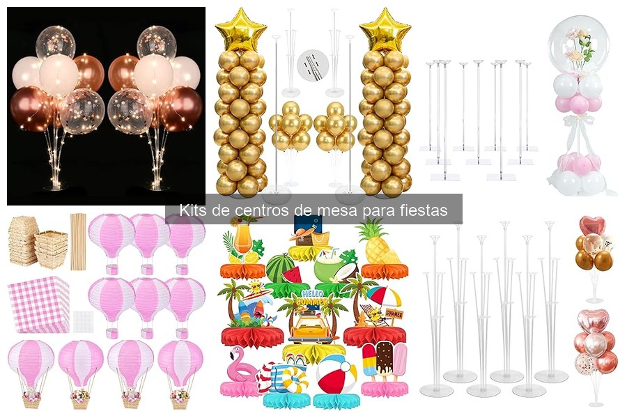 Mejores Kits de Centros de Mesa para Fiestas Infantiles