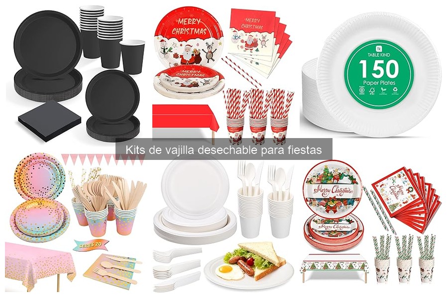 Mejores Kits de Vajilla Desechable para Fiestas Temáticas