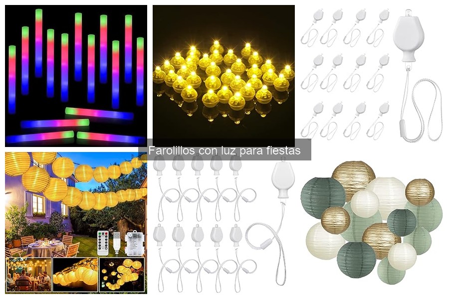 ** Mejores lugares para comprar farolillos con luz para fiestas