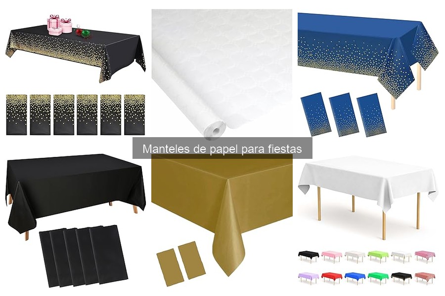Mejores manteles de papel para cumpleaños: Comparativa 2023