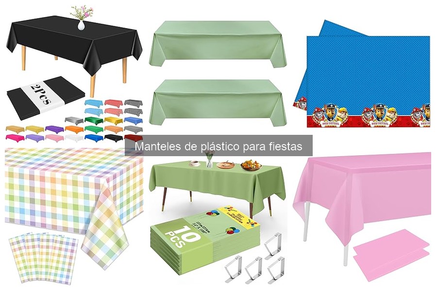 Mejores manteles de plástico para fiestas al aire libre