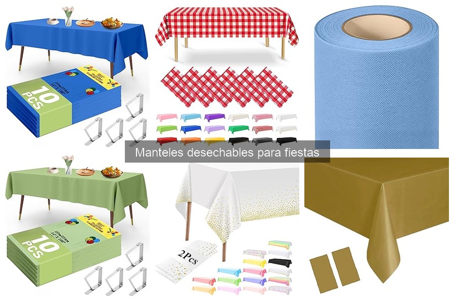 Mejores manteles desechables para bodas: comparativa 2023