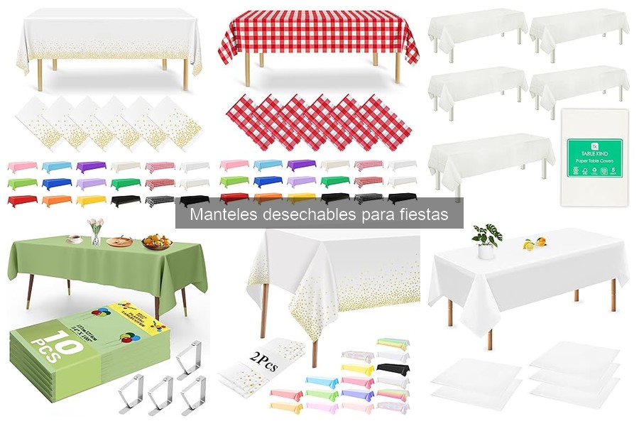 Mejores manteles desechables para cumpleaños: comparativa 2023