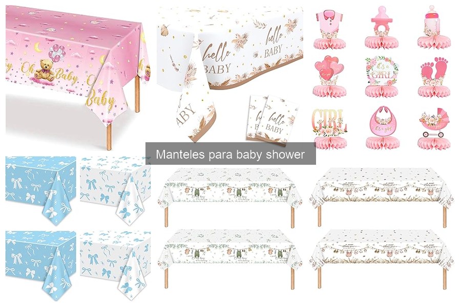 Mejores manteles para baby shower: Estilos y precios