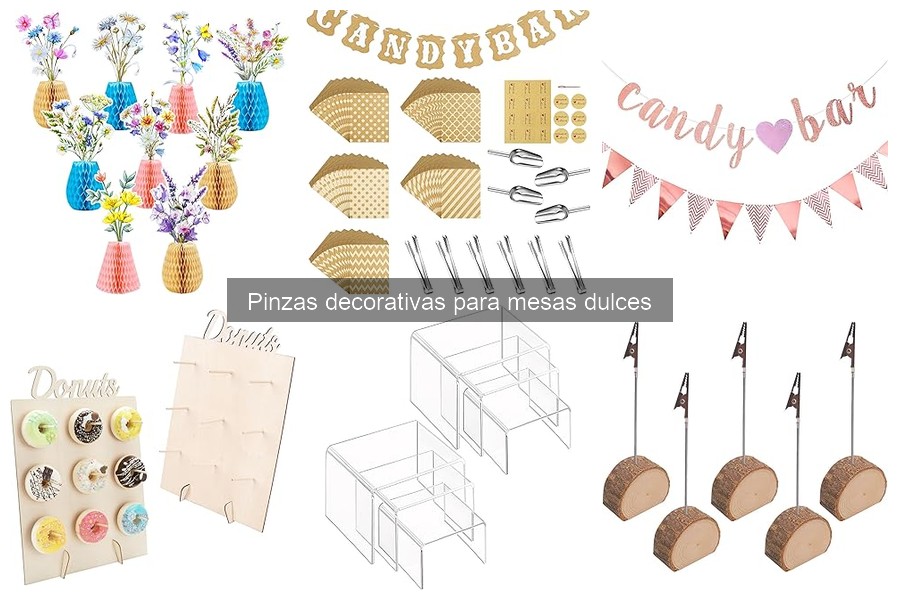 Mejores marcas de pinzas decorativas para mesas dulces