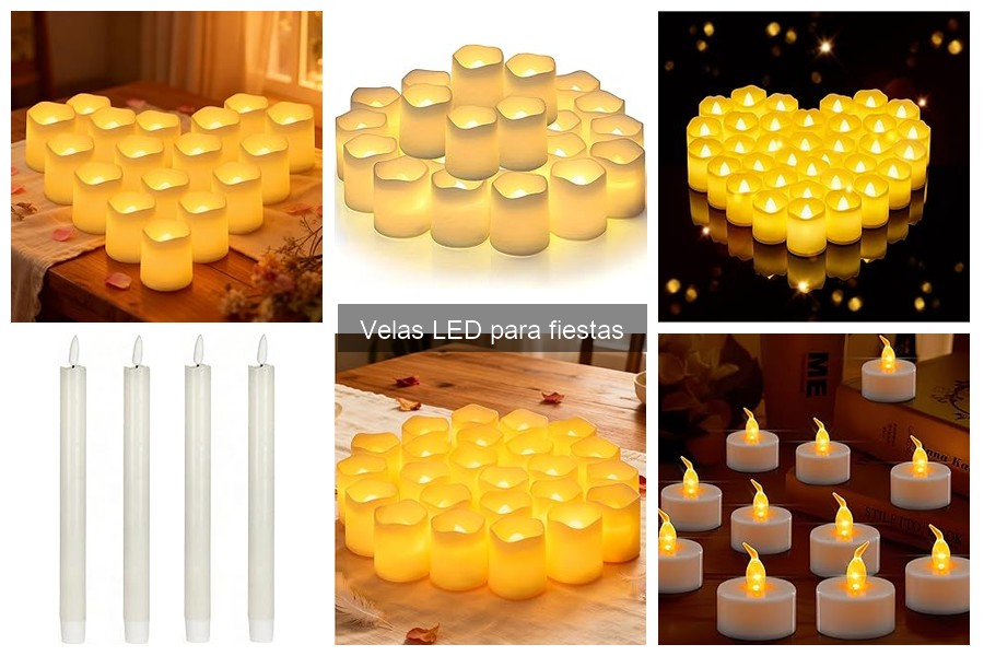 Mejores marcas de velas LED para fiestas y eventos