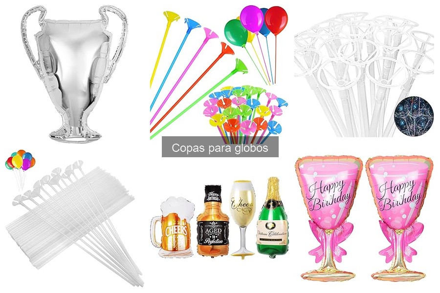 Mejores ofertas y precios de copas para globos