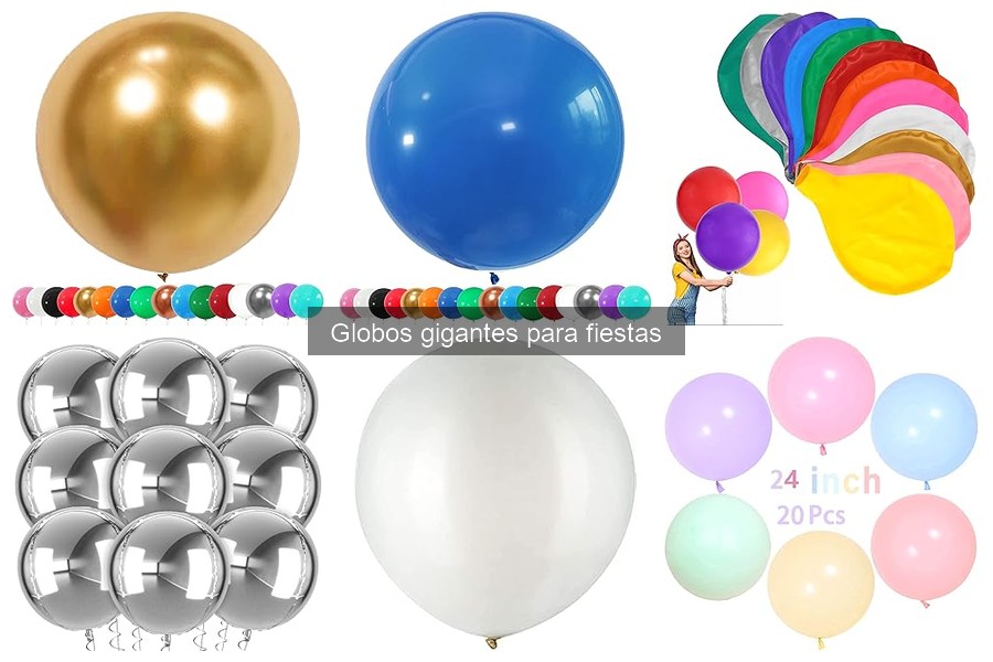 Mejores ofertas y precios de globos gigantes para fiestas