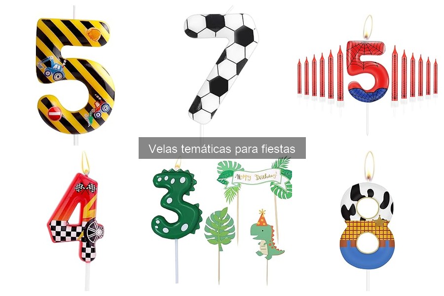 Mejores Ofertas y Precios de Velas Temáticas para Fiestas