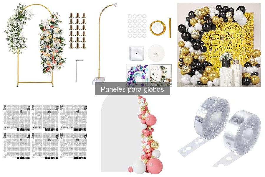 Mejores paneles para globos en cumpleaños infantiles
