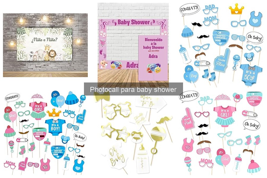 Mejores photocalls para baby shower en Amazon