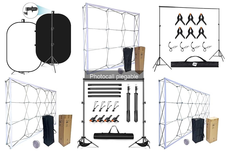 Mejores photocalls plegables para fiestas infantiles