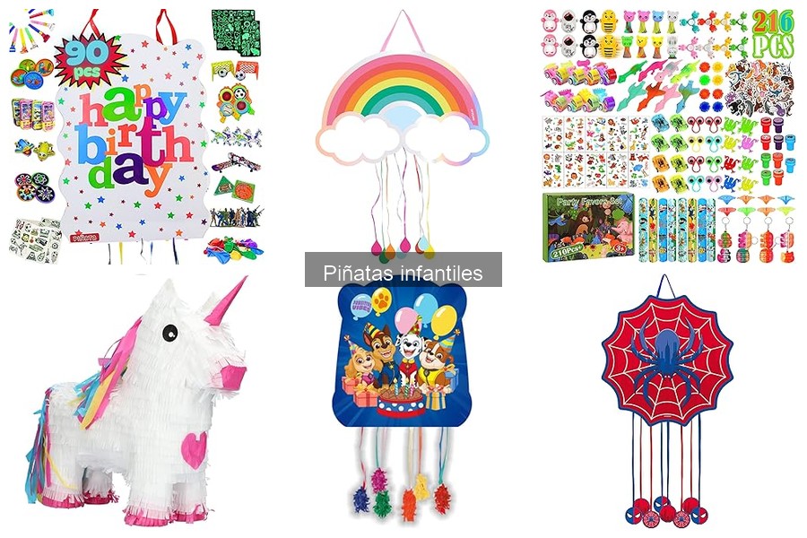 Mejores piñatas infantiles para cumpleaños: comparativa y recomendaciones