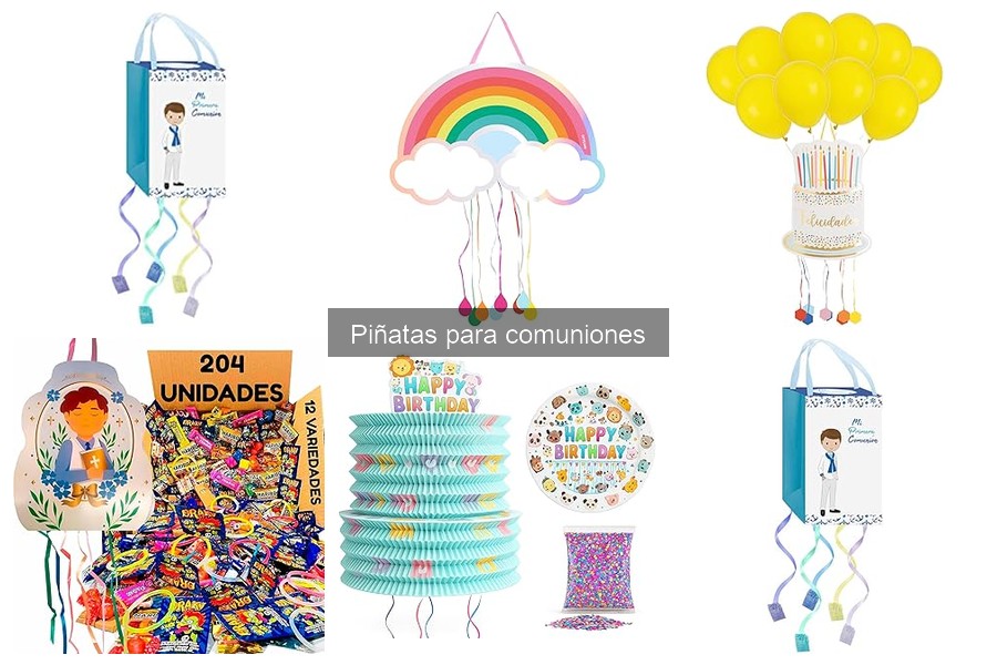 Mejores piñatas temáticas para comuniones: ¡diversión asegurada!