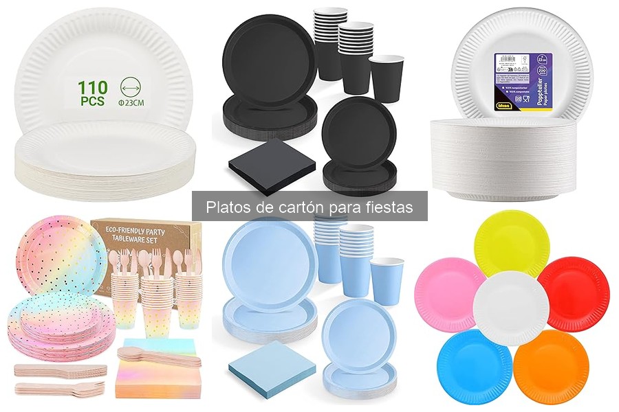 Mejores platos de cartón para cumpleaños: selección 2023