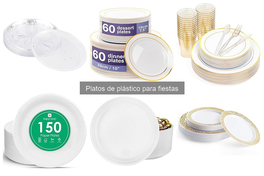 Mejores platos de plástico para fiestas infantiles: comparativa