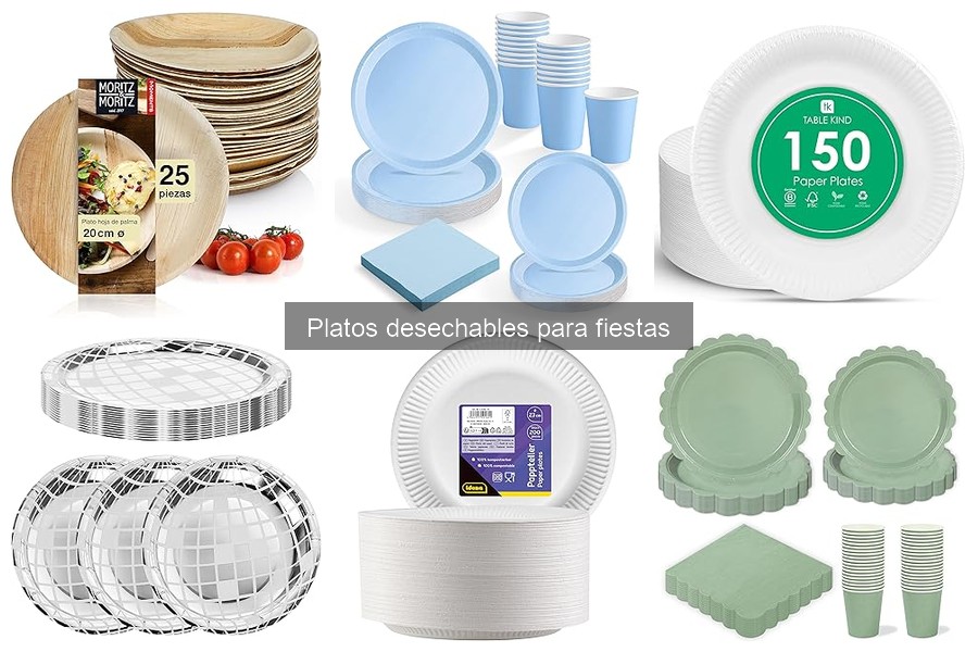 Mejores platos desechables para cumpleaños: comparativa 2023