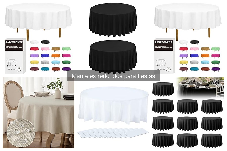 Mejores prácticas para usar manteles redondos en eventos