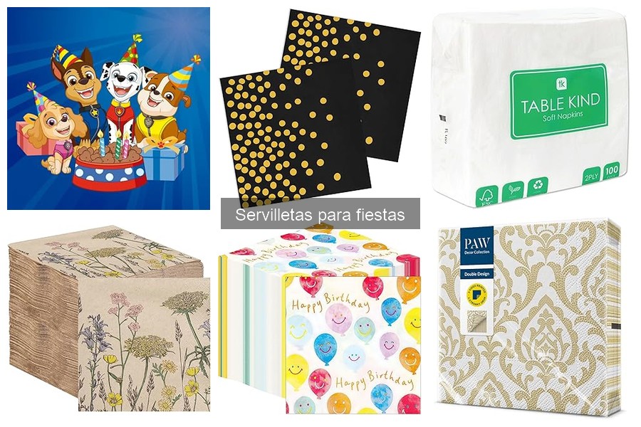 Mejores servilletas desechables para fiestas de niños 2023