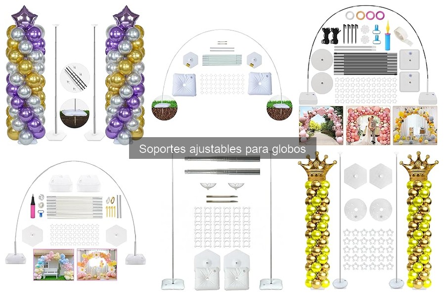 Mejores soportes ajustables para globos en fiestas infantiles