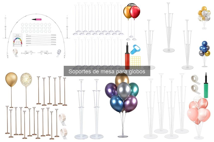 Mejores soportes de mesa para globos en 2023