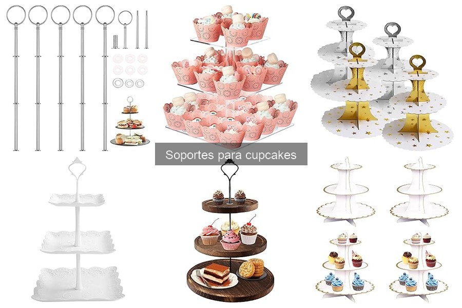 Mejores soportes para cupcakes en fiestas infantiles