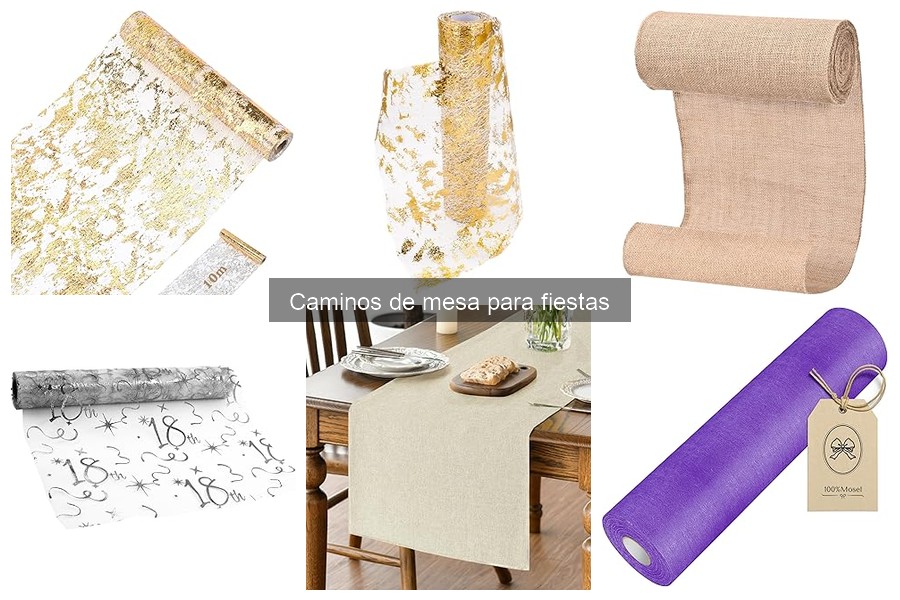 Mejores tiendas para comprar caminos de mesa a buen precio