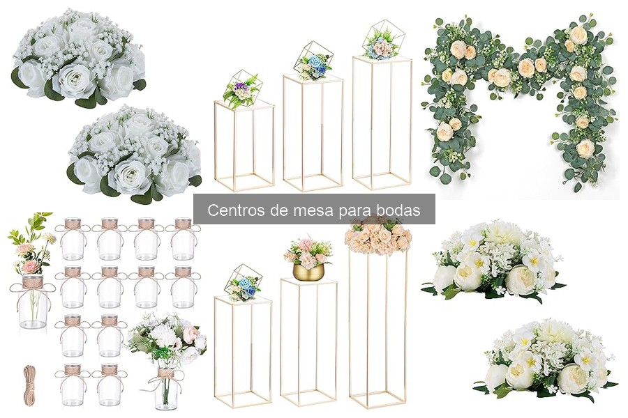 Mejores tiendas para comprar centros de mesa para bodas